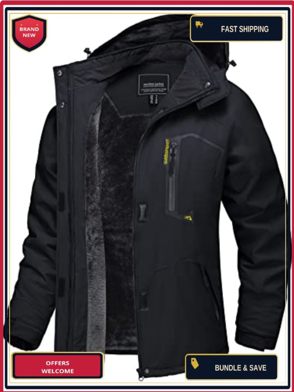 Women's Waterproof Ski Snowboard Jacket Warm Fleece Windproof Winter Coat